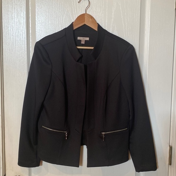 Dress Barn Jackets & Blazers - Dress barn Roz and Ali black size large womens jacket NWOT